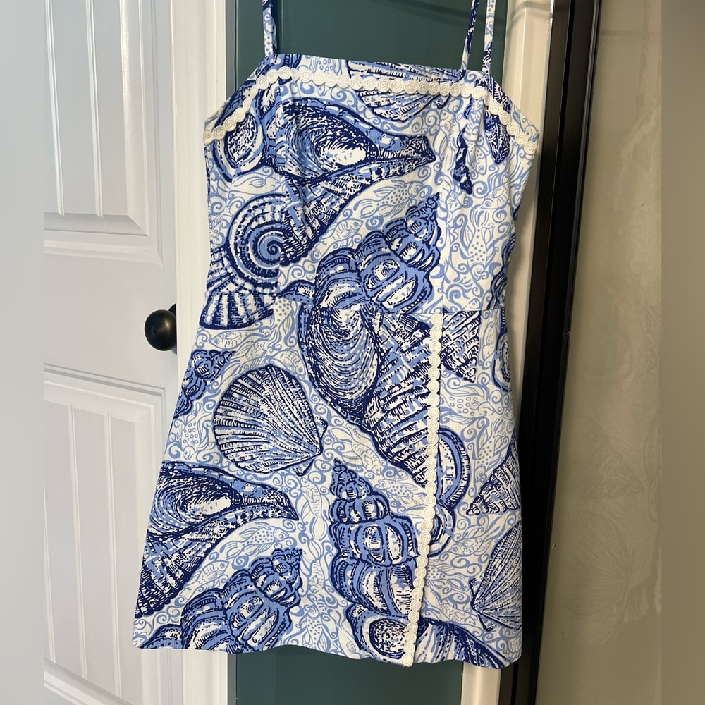 Lilly Pulitzer Jesse Romper Dress, Seashell Pattern